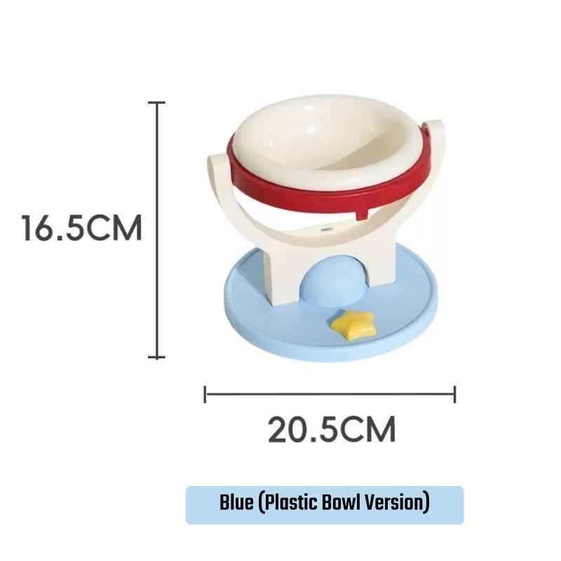 2-in-1 Elevated Pet Bowl, Wall Mounted & Freestanding Adjustable Cat Feeder Bowl - Seekey