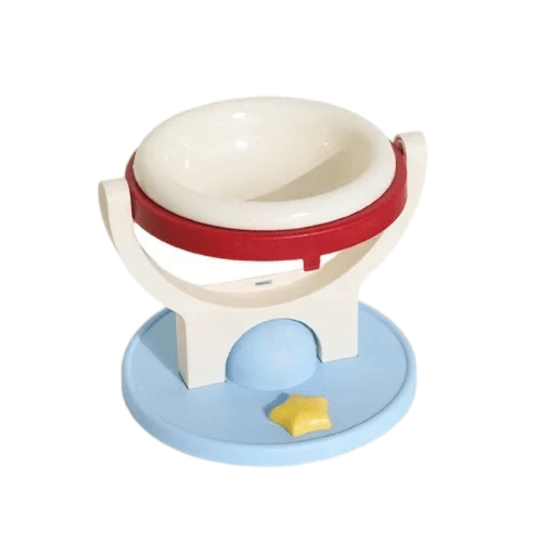 2-in-1 Elevated Pet Bowl, Wall Mounted & Freestanding Adjustable Cat Feeder Bowl - Seekey