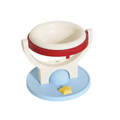 2-in-1 Elevated Pet Bowl, Wall Mounted & Freestanding Adjustable Cat Feeder Bowl - Seekey