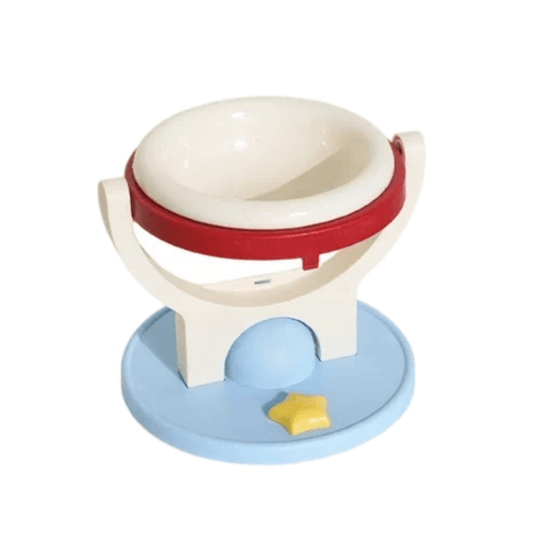 2-in-1 Elevated Pet Bowl, Wall Mounted & Freestanding Adjustable Cat Feeder Bowl - Seekey