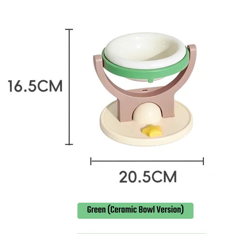 2-in-1 Elevated Pet Bowl, Wall Mounted & Freestanding Adjustable Cat Feeder Bowl - Seekey