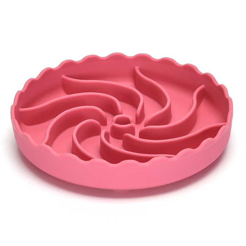 Spiral Slow Feeder Dog Bowl