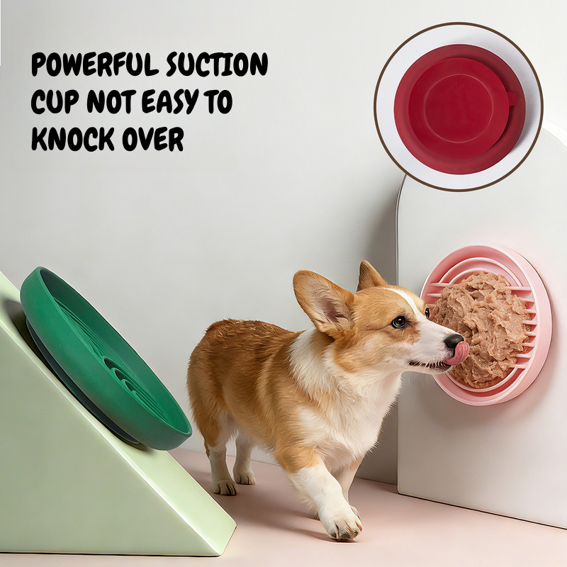 Slow Feeder Dog Bowl with Suction Base | Anti-Choking Pet Feeding Bowl