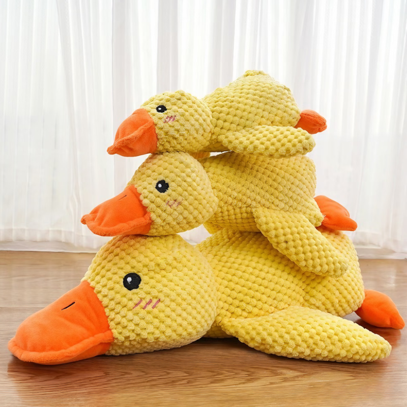 Squeaky Duck Dog Toy | Soft Plush Companion Toy for Dogs