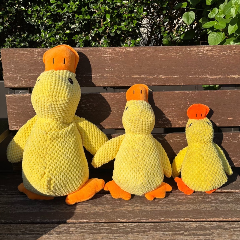Squeaky Duck Dog Toy | Soft Plush Companion Toy for Dogs
