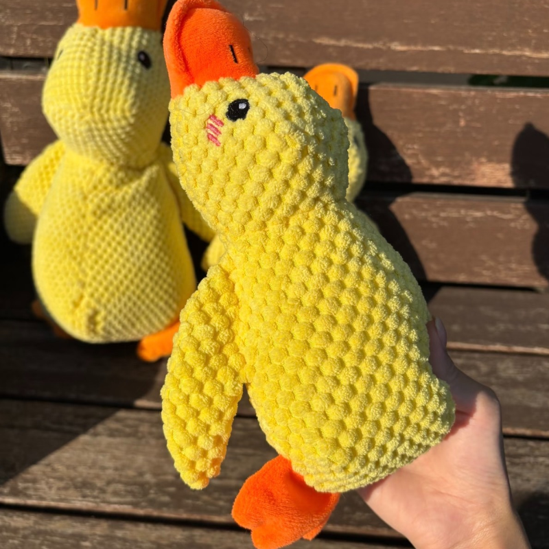 Squeaky Duck Dog Toy | Soft Plush Companion Toy for Dogs