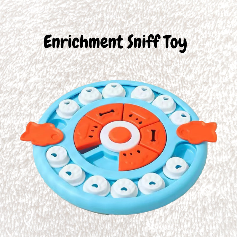 Pizza Snuffle Puzzle Toy | Interactive Dog Enrichment Toy