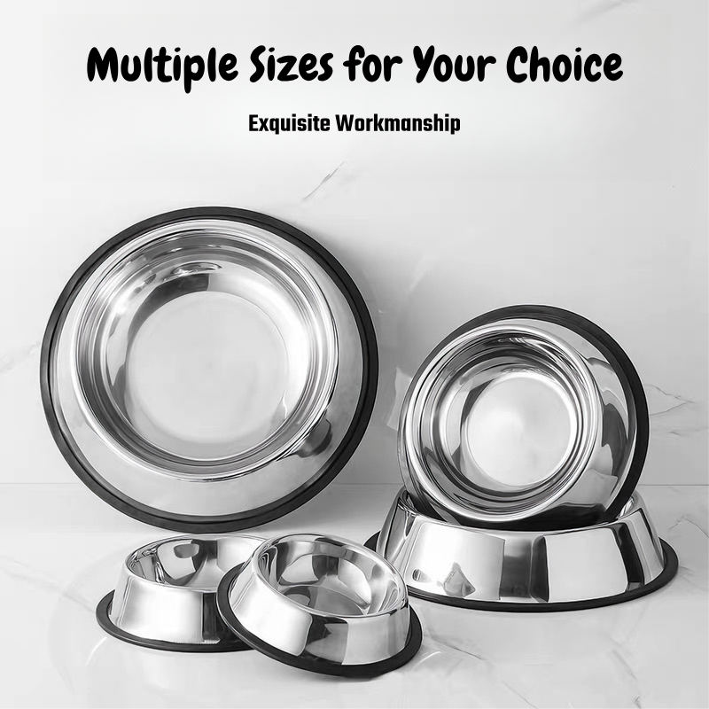 Non-Slip Stainless Steel Pet Bowl