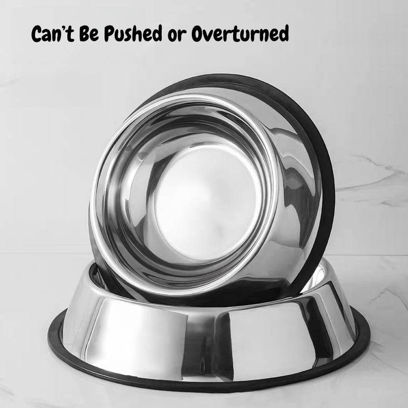 Non-Slip Stainless Steel Pet Bowl