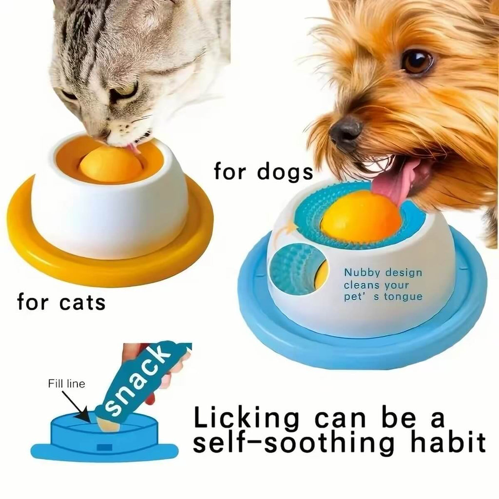 Interactive Slow Feeder Licking Bowl for Cats and Dogs - Seekey