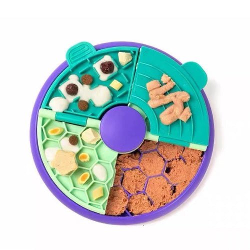 3-in-1 Interactive Pet Puzzle Slow Feeder Bowl - Seekey