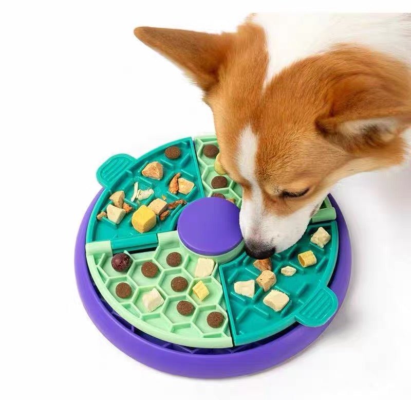 3-in-1 Interactive Pet Puzzle Slow Feeder Bowl - Seekey
