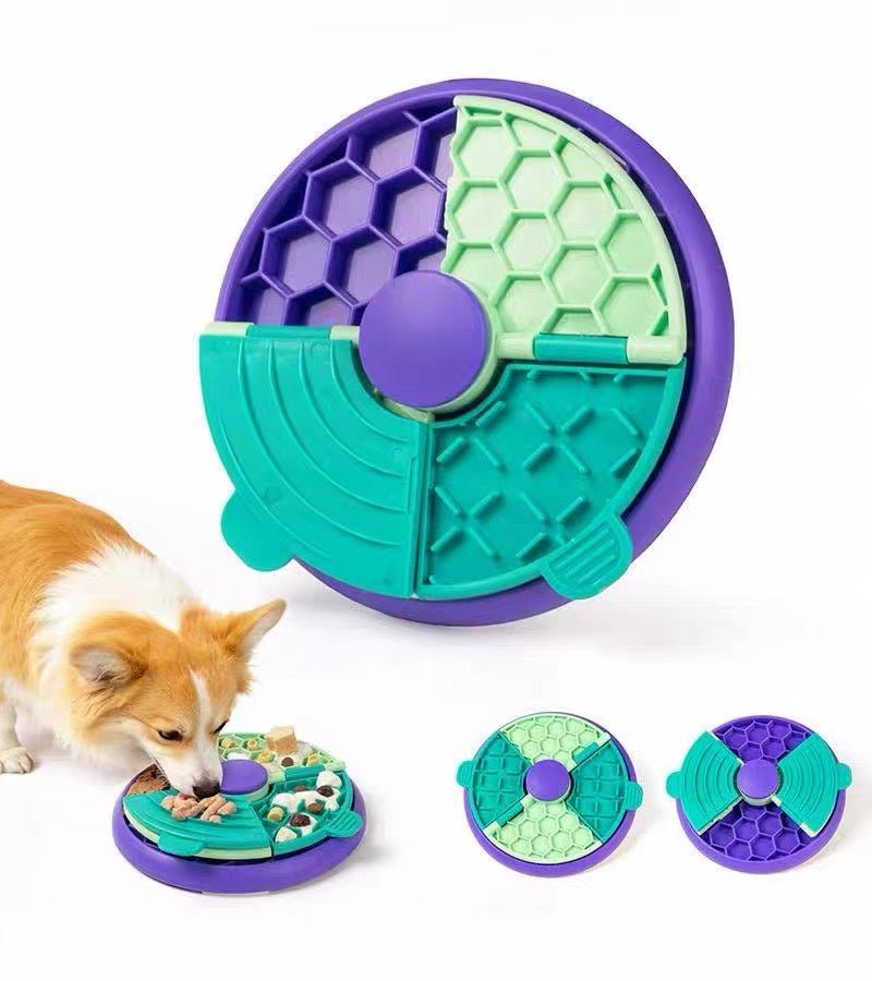 3-in-1 Interactive Pet Puzzle Slow Feeder Bowl - Seekey