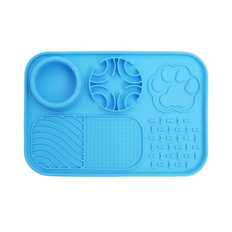 Pet Lick Mat with Suction Cups size and dimensions