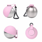 Dog Travel Water Bottle stainless steel interior close-up