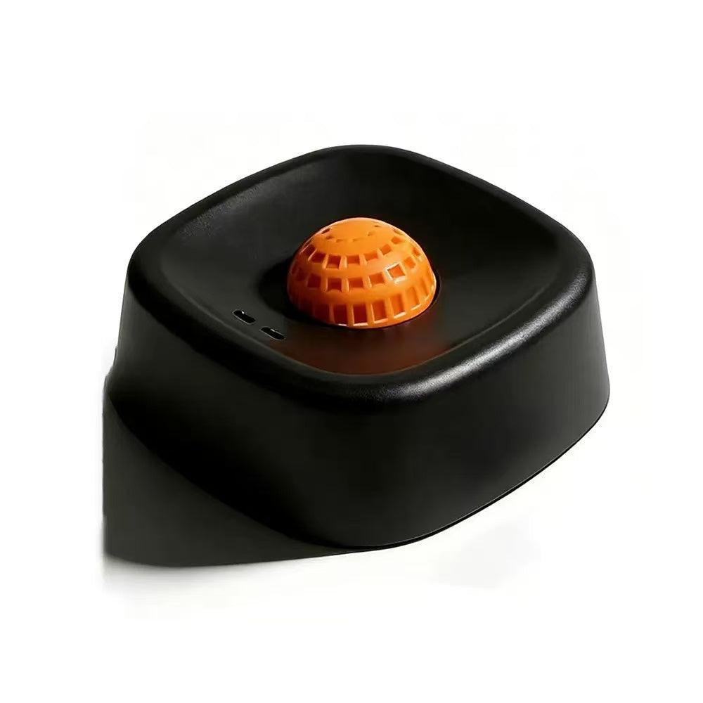 Rolling Ball Pet Licking Slow Feeder Bowl in Black - Seekey
