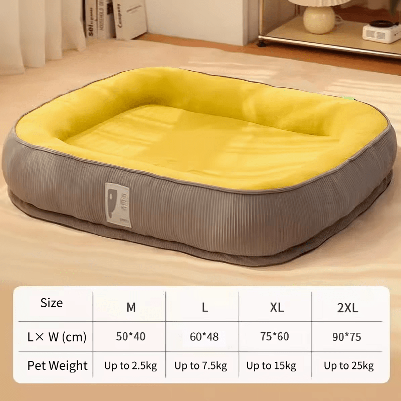 Calming Dog Bed with Neck Support | Ultra-Soft Pet Sofa Bed - Seekey