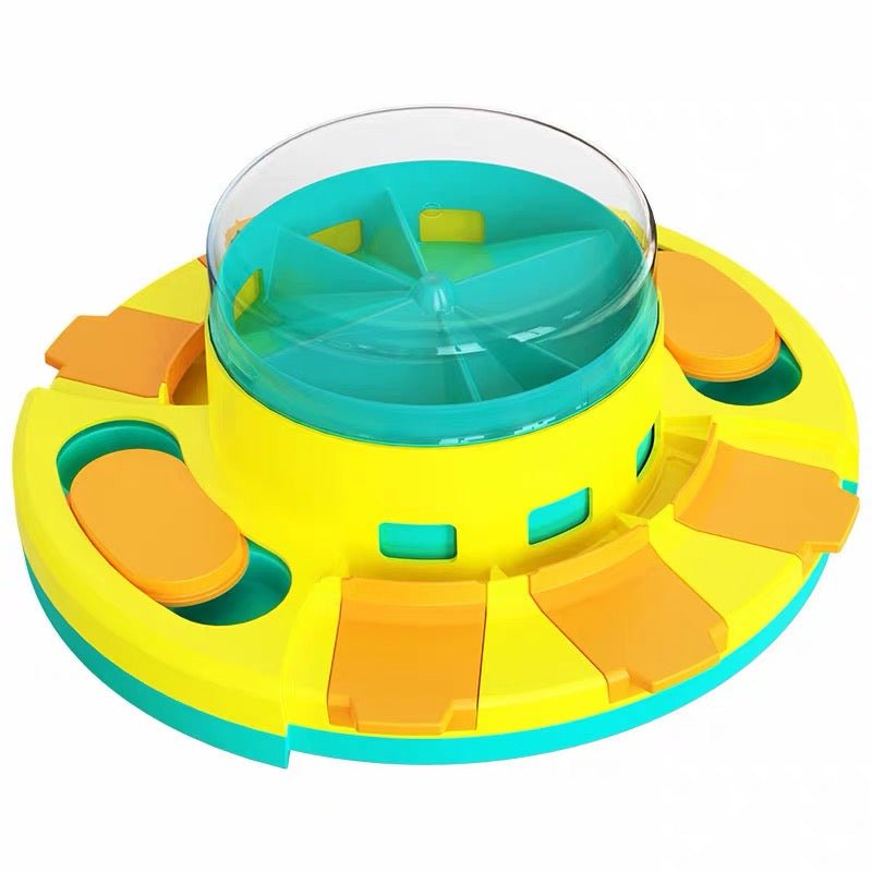 Dog Puzzle Feeder Toy, Interactive Treat Dispenser Slow Feeding Game for Mental Stimulation - Seekey