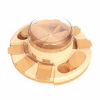 Dog Puzzle Feeder Toy, Interactive Treat Dispenser Slow Feeding Game for Mental Stimulation - Seekey