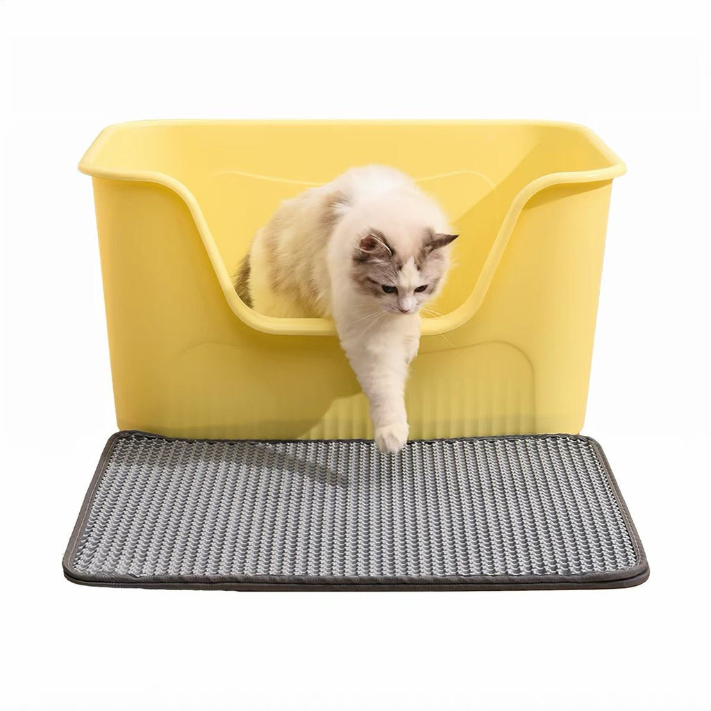 Extra Large High Sided Litter Box – Anti-Splash, Easy Clean - Seekey
