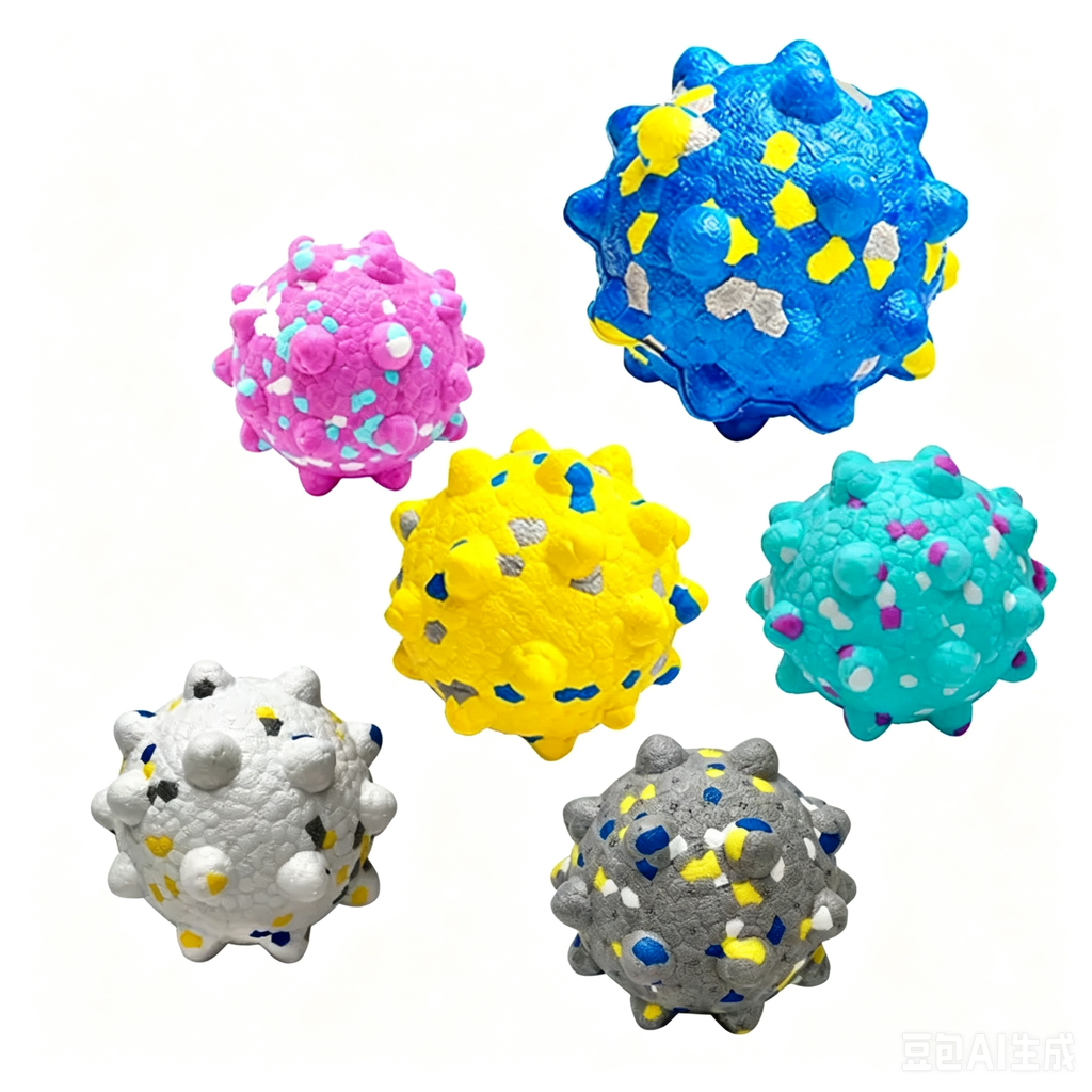 Indestructible Spiky Dental Dog Chew Ball - Seekey