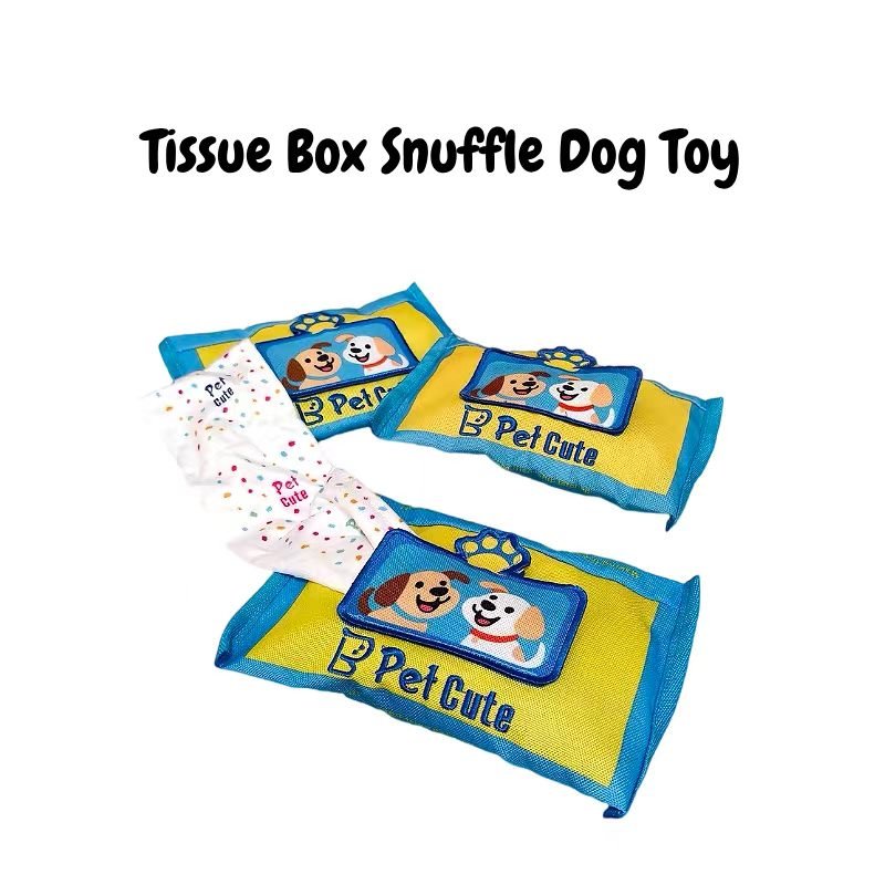 Interactive Dog Puzzle Toy with Hidden Treat Pockets – Squeaky Snuffle Toy for Mental Stimulation & Boredom Relief - Seekey