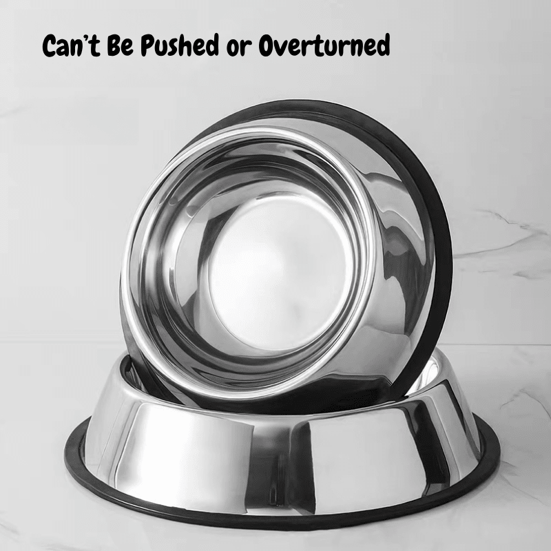 Non-Slip Stainless Steel Pet Bowl - Seekey
