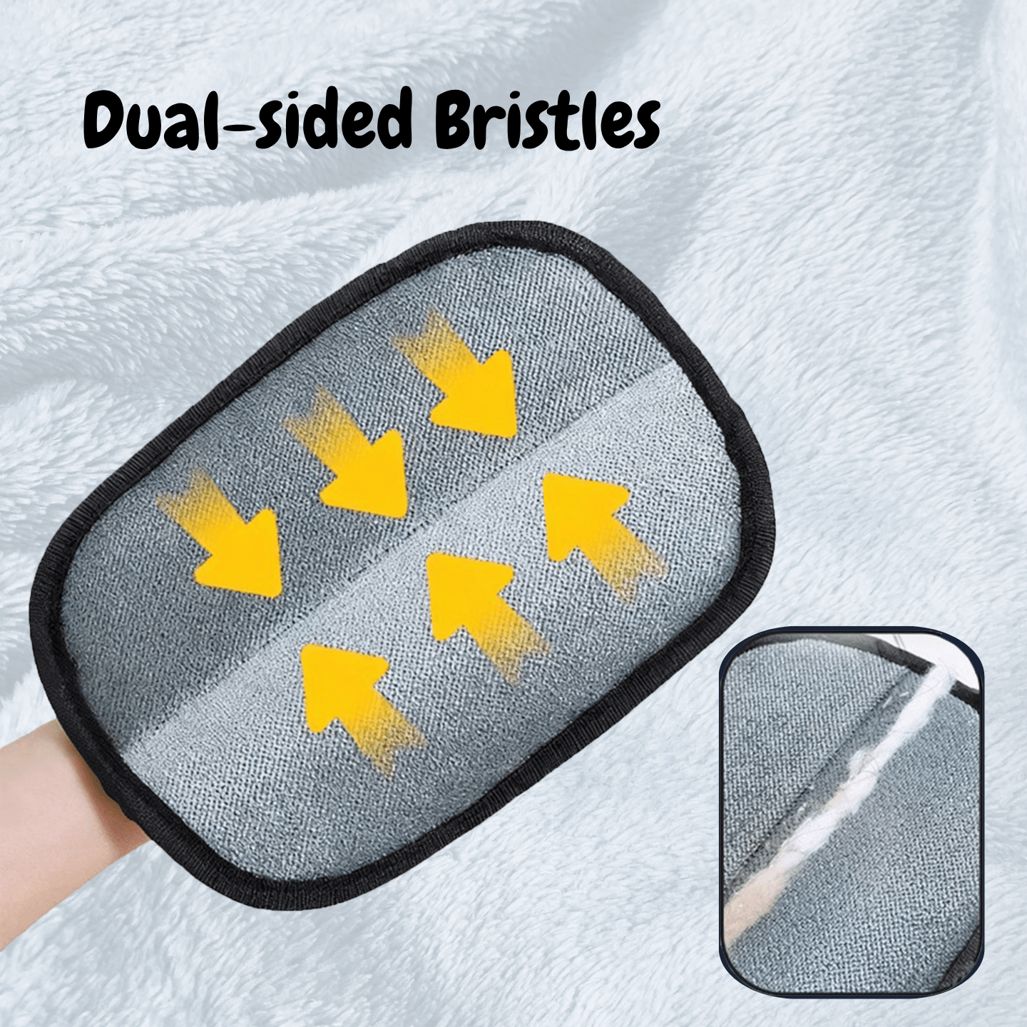 Pet Hair Remover Glove | Instantly Remove Fur from Clothes, Furniture & Bedding - Seekey