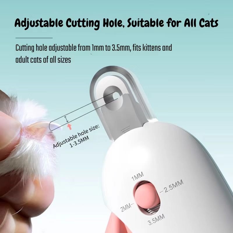 Pet Nail Clippers for Dogs & Cats – Safe Precision Nail Trimmer with Ergonomic Non-Slip Handle - Seekey