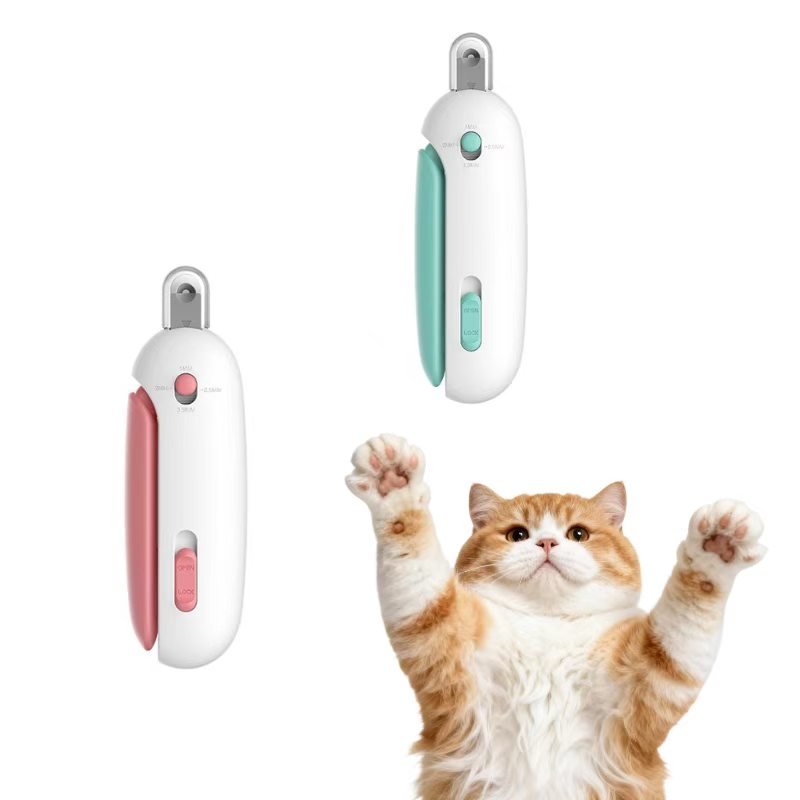 Pet Nail Clippers for Dogs & Cats – Safe Precision Nail Trimmer with Ergonomic Non-Slip Handle - Seekey