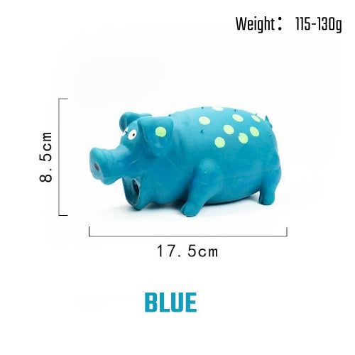 Squeaky Pig Dog Toy size comparison