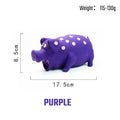 Squeaky Pig Dog Toy close-up showing durable material