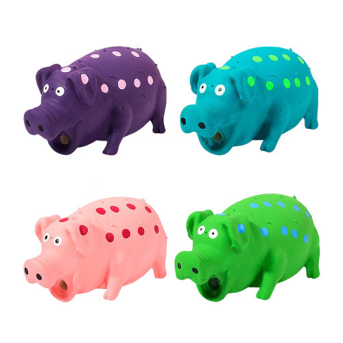 Squeaky Pig Dog Toy - main product view
