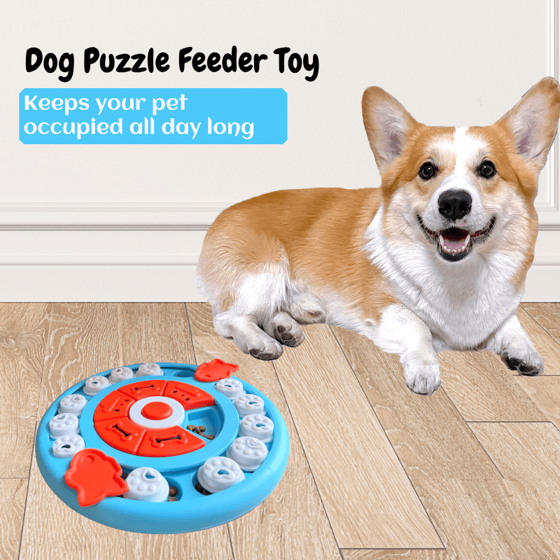 Pizza Snuffle Puzzle Toy | Interactive Dog Enrichment Toy - Seekey