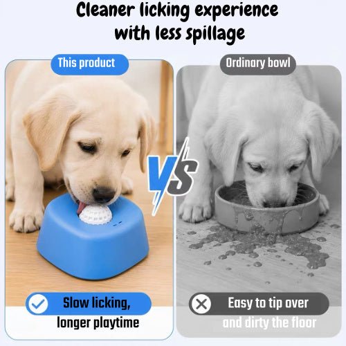 Rolling Ball Pet Licking Slow Feeder Bowl - Seekey