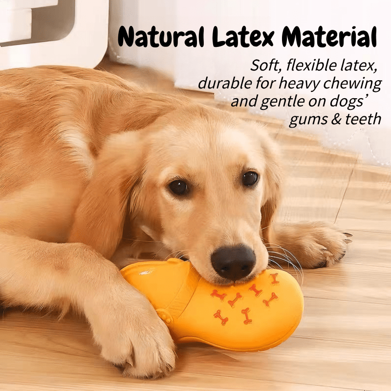 Soft Squeaker Chew Toy for Dogs – Natural Rubber, Stops Destructive Biting - Seekey