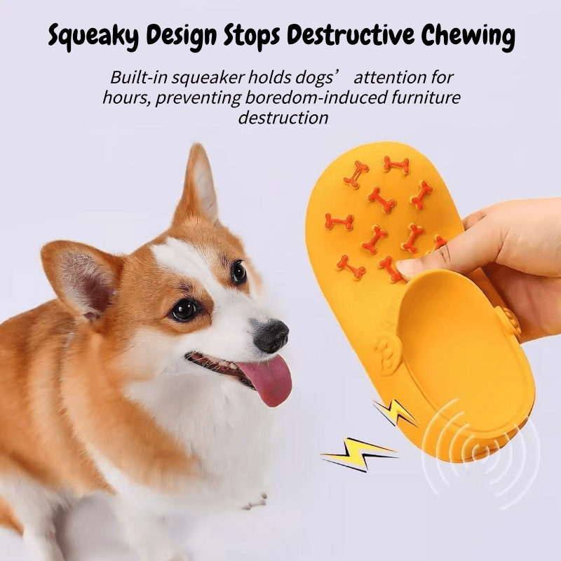 Soft Squeaker Chew Toy for Dogs – Natural Rubber, Stops Destructive Biting - Seekey