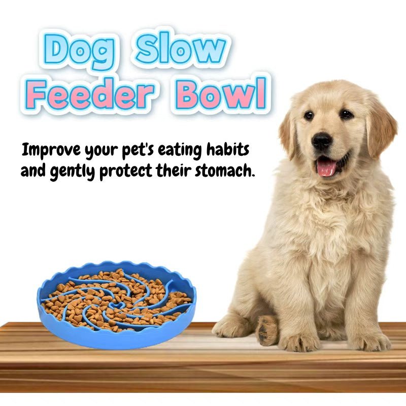 Spiral Slow Feeder Dog Bowl - Seekey