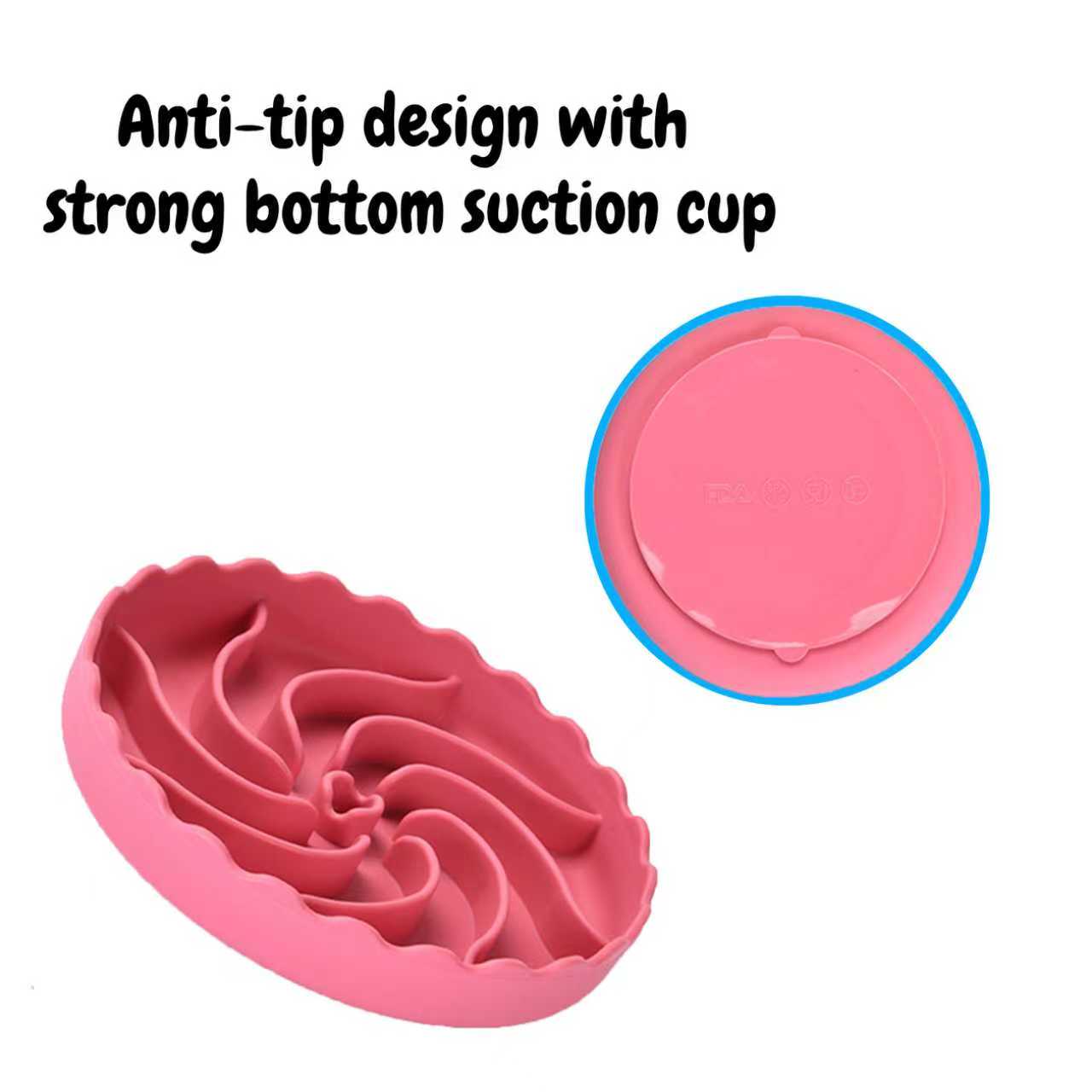 Spiral Slow Feeder Dog Bowl - Seekey