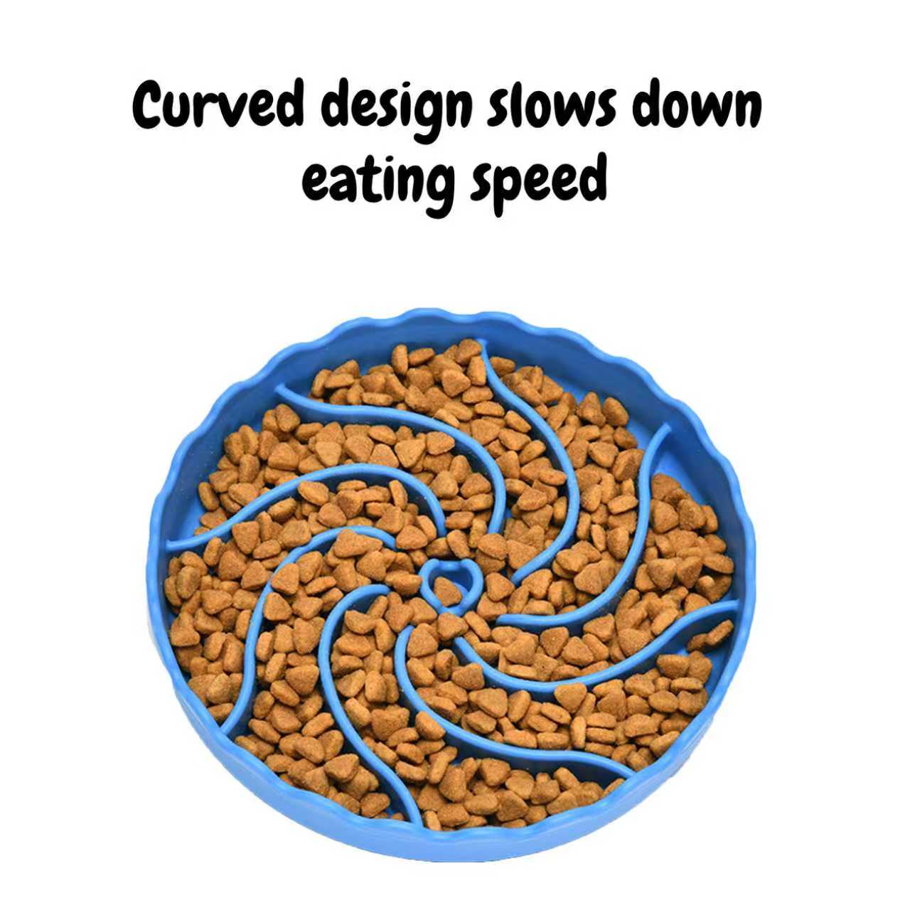 Spiral Slow Feeder Dog Bowl - Seekey