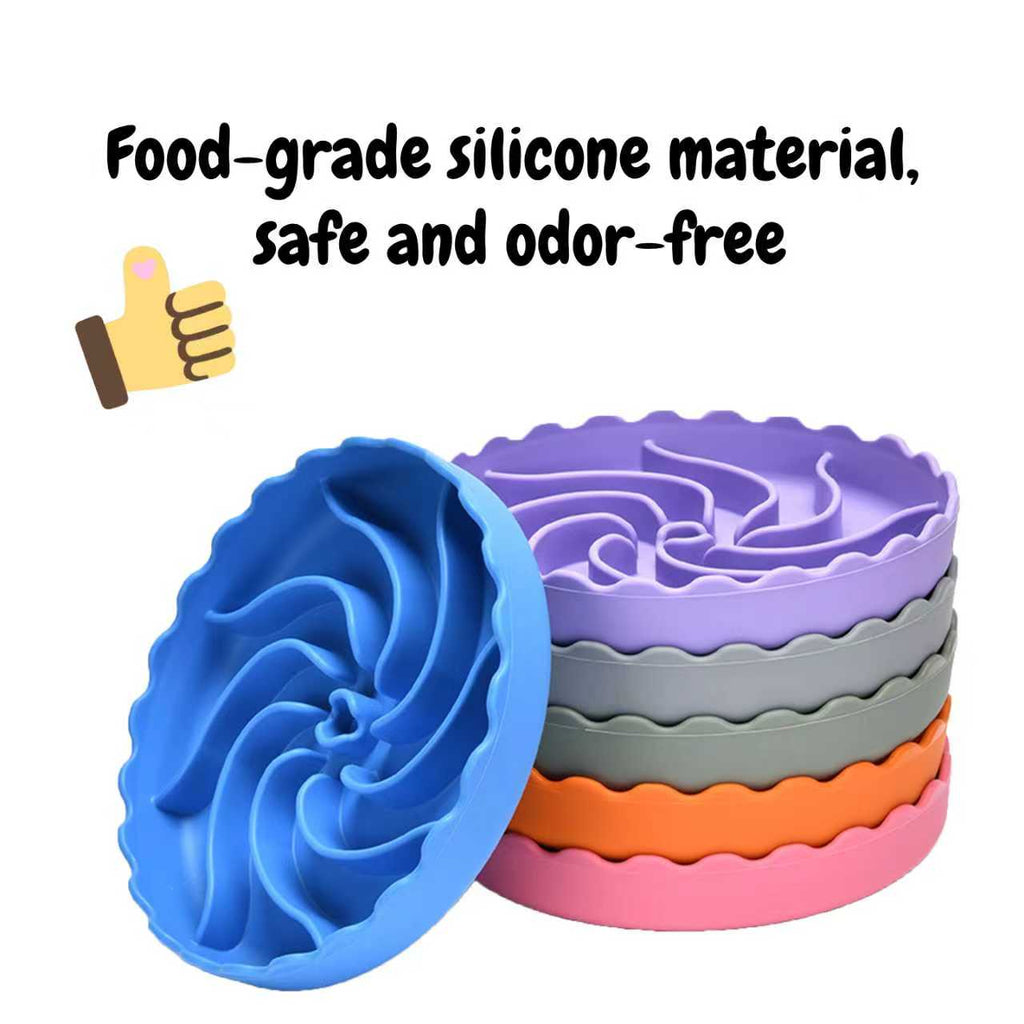 Spiral Slow Feeder Dog Bowl - Seekey