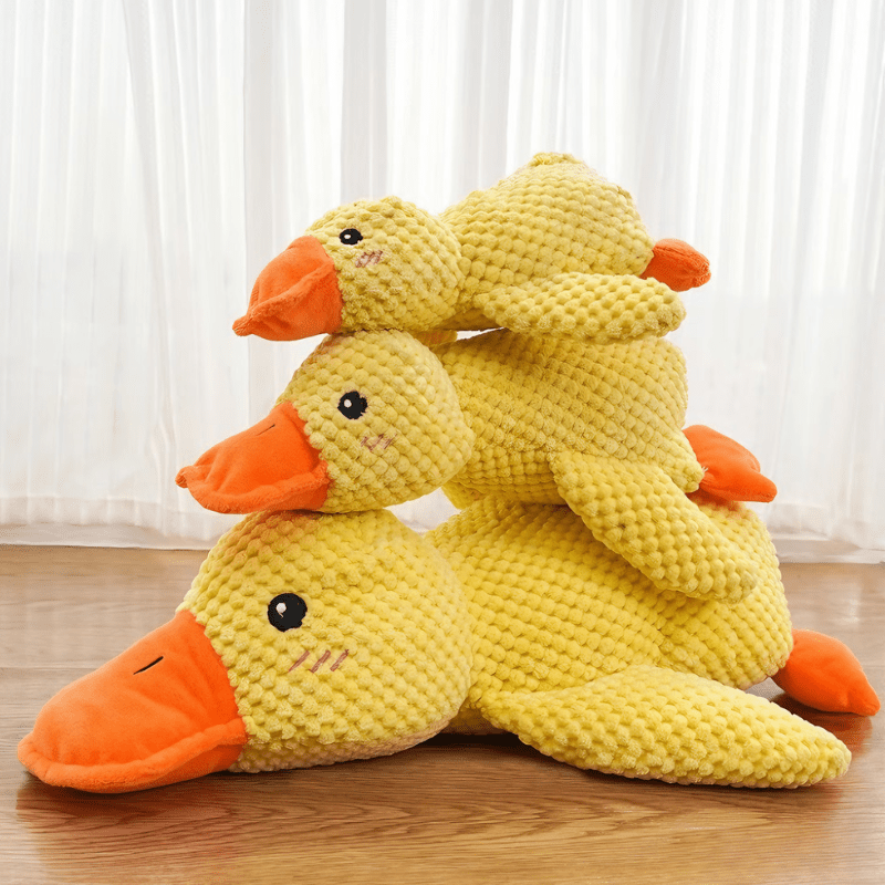 Squeaky Duck Dog Toy | Soft Plush Companion Toy for Dogs - Seekey