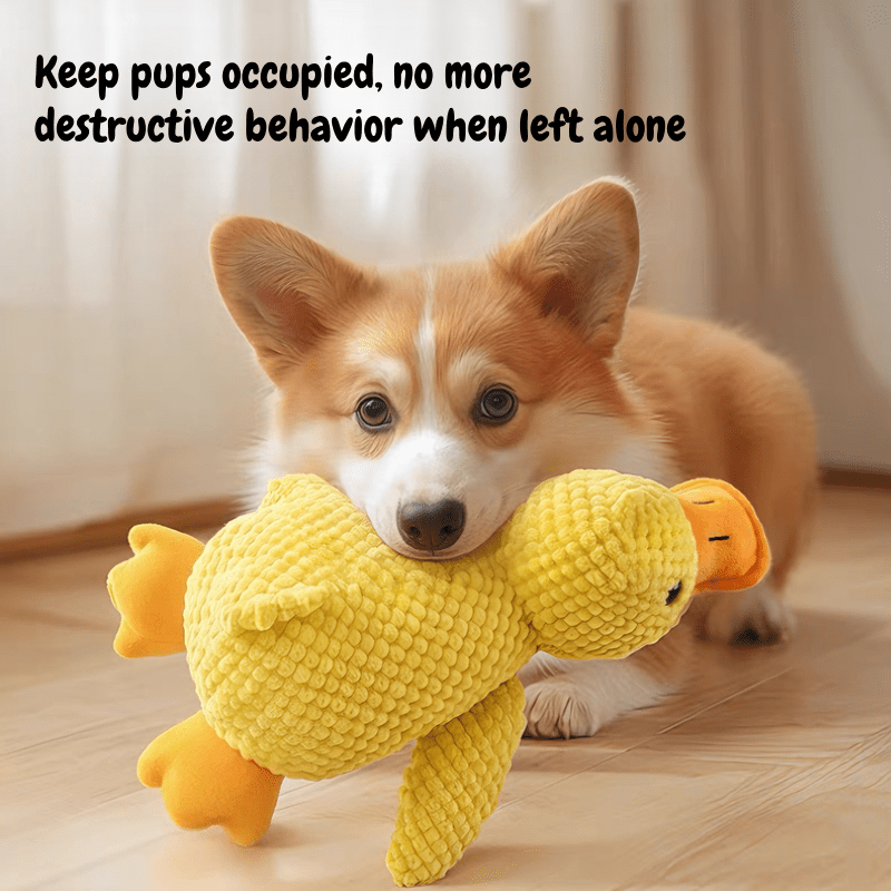 Squeaky Duck Dog Toy | Soft Plush Companion Toy for Dogs - Seekey