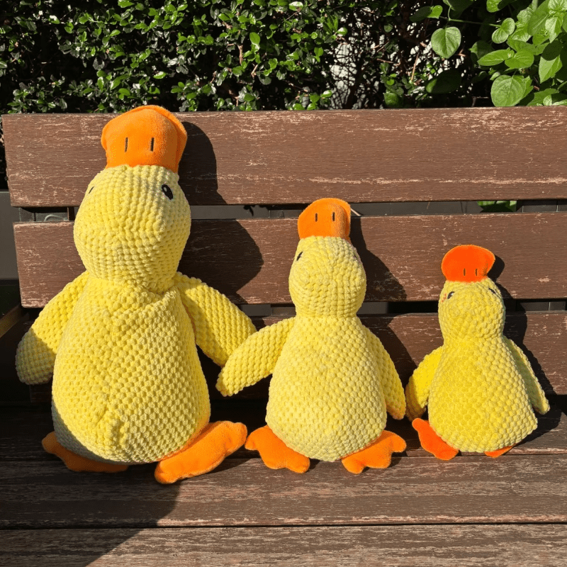 Squeaky Duck Dog Toy | Soft Plush Companion Toy for Dogs - Seekey