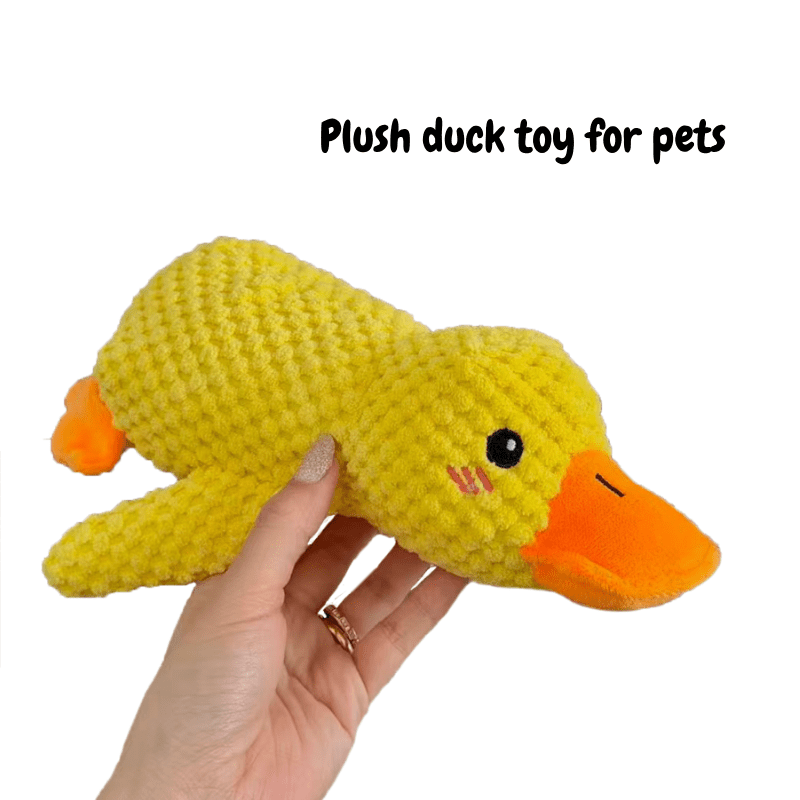 Squeaky Duck Dog Toy | Soft Plush Companion Toy for Dogs - Seekey