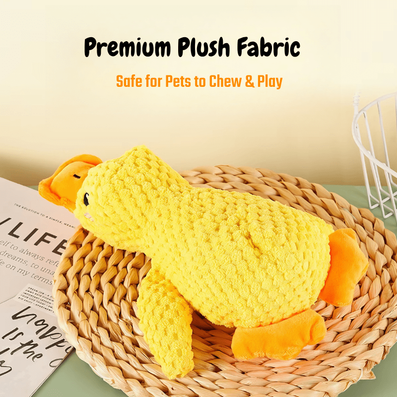 Squeaky Duck Dog Toy | Soft Plush Companion Toy for Dogs - Seekey