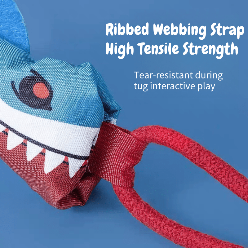 Suction Cup Shark Tug Rope Dog Chew Toy - Seekey
