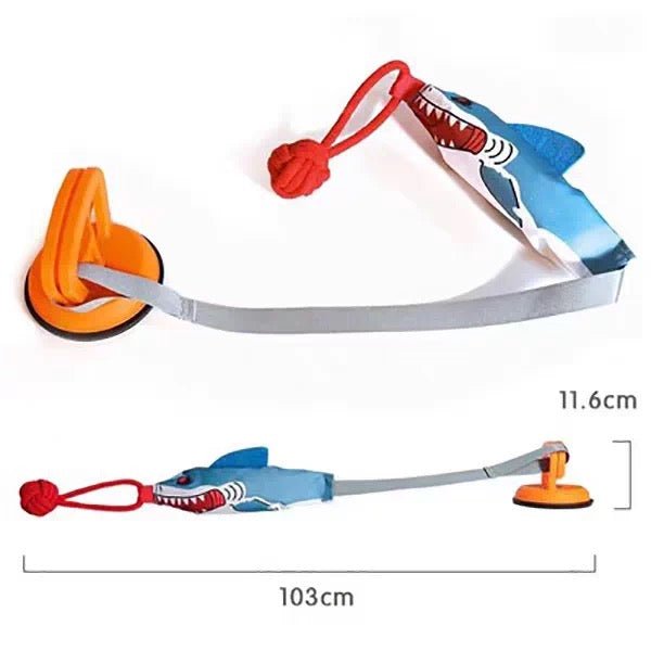 Suction Cup Shark Tug Rope Dog Chew Toy - Seekey
